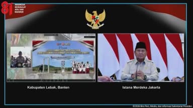 Prabowo Resmikan Ribuan Jembatan dan Sumber Air Bersih Daerah Tertinggal