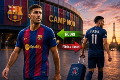 Rodri Mengejar Mimpi Menuju Barca, Ferran Torres Malah ke Paris