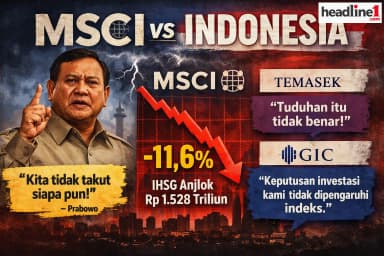 Prabowo Tampar MSCI, Temasek Bantah Tekan; Ini Efek ke Pasar Indonesia